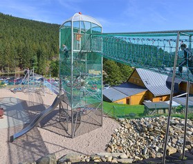 Bobsleigh track and Lemuria in Pec pod Sněžkou